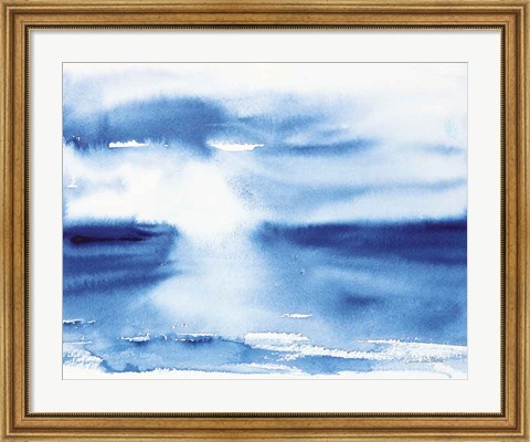 Framed Ocean Blue III Print