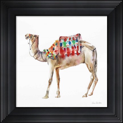 Framed Desert Camel II Print