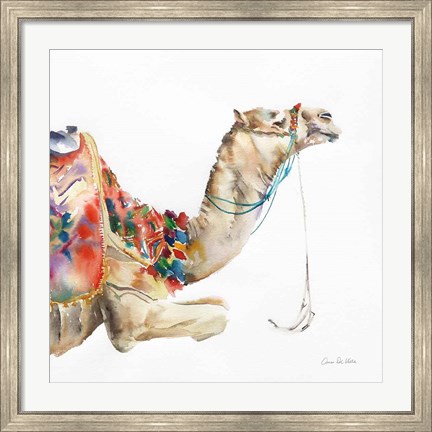 Framed Desert Camel I Print