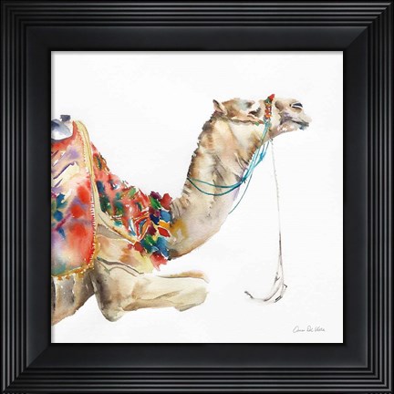 Framed Desert Camel I Print