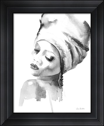 Framed Woman I BW Print