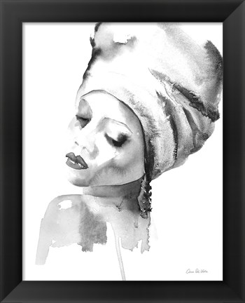 Framed Woman I BW Print