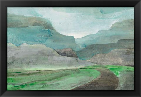 Framed Misted Valley Print