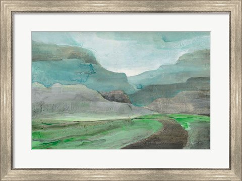 Framed Misted Valley Print