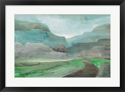 Framed Misted Valley Print