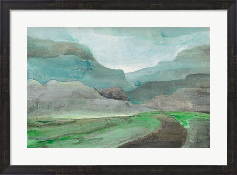 Framed Misted Valley Print
