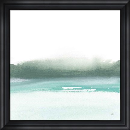Framed Empowering Mint I Print