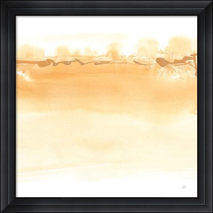 Framed Neutral Turmeric II Print