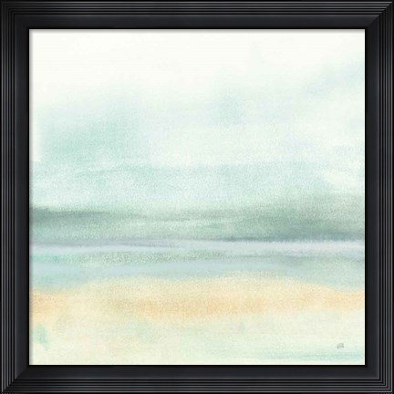 Framed Mint and Sand II Print
