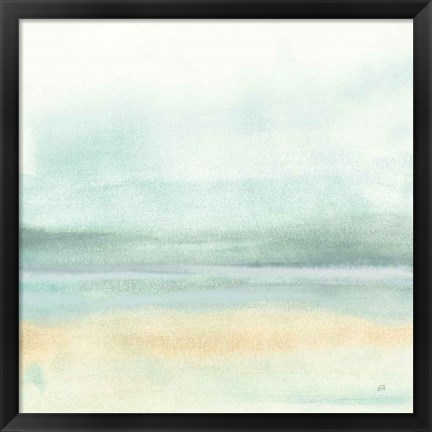 Framed Mint and Sand II Print