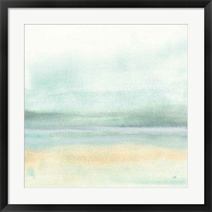 Framed Mint and Sand II Print