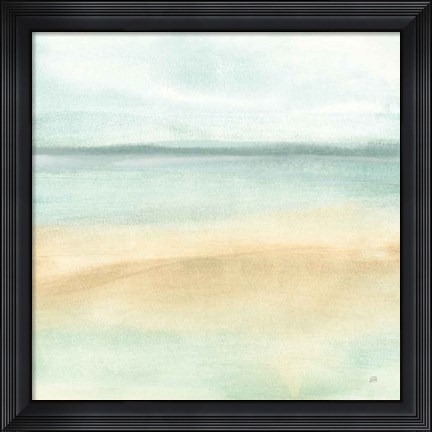 Framed Mint and Sand I Print