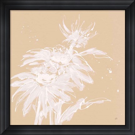 Framed Echinacea I Print