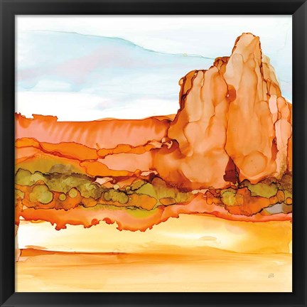 Framed Desertscape VII Print
