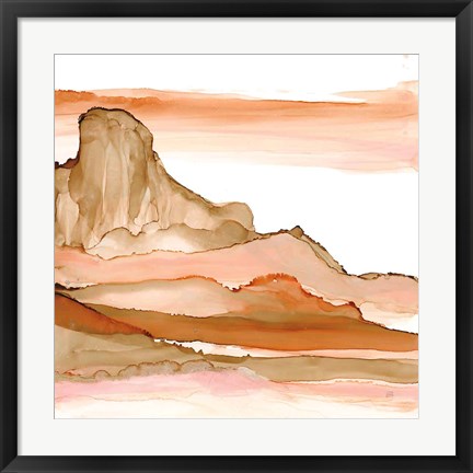 Framed Desertscape V Print