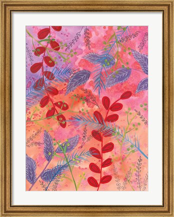 Framed Botanical Brights II Print