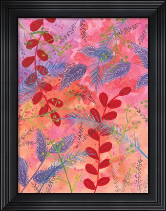 Framed Botanical Brights II Print