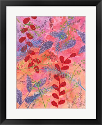 Framed Botanical Brights II Print