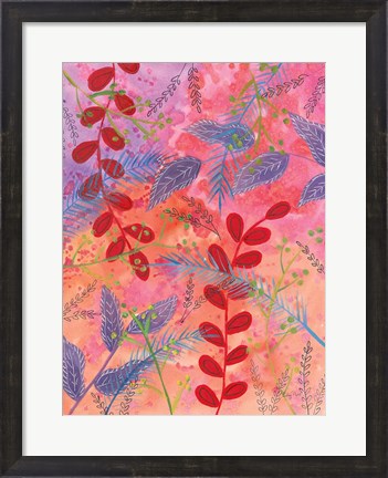 Framed Botanical Brights II Print