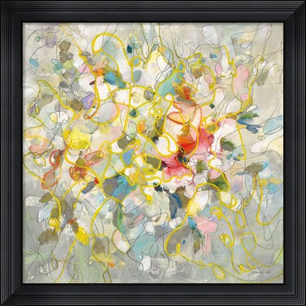 Framed Strings of Light I Print