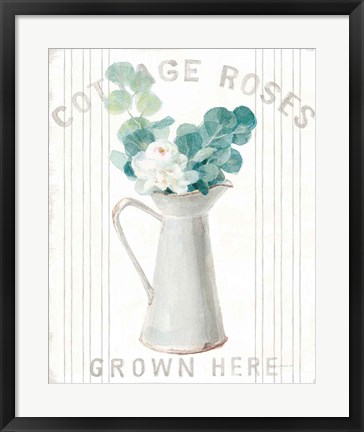 Framed Floursack Home IV Cottage Print