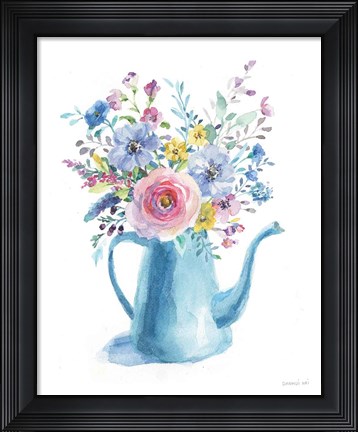 Framed Farmstand Flowers Print
