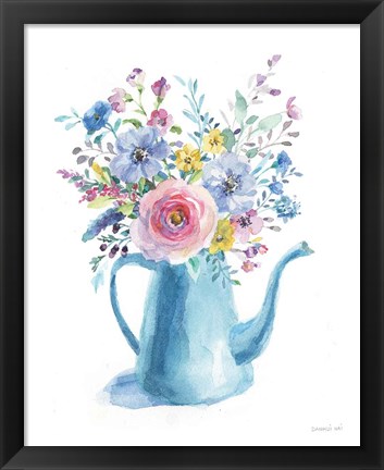 Framed Farmstand Flowers Print