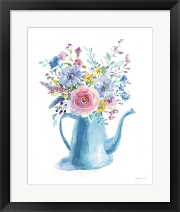 Framed Farmstand Flowers Print