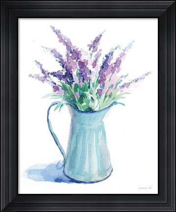 Framed Farmstand Lavender Print
