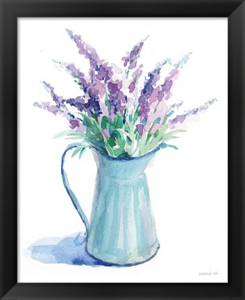 Framed Farmstand Lavender Print