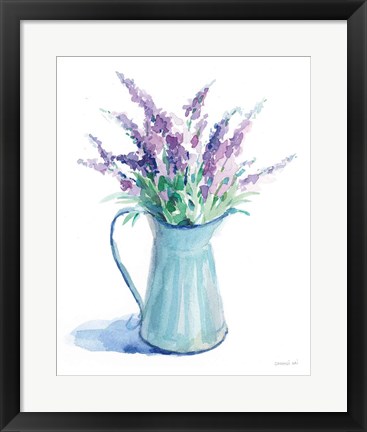 Framed Farmstand Lavender Print