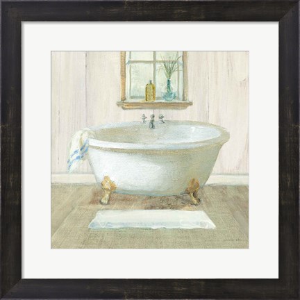 Framed Farmhouse Bathtub Print