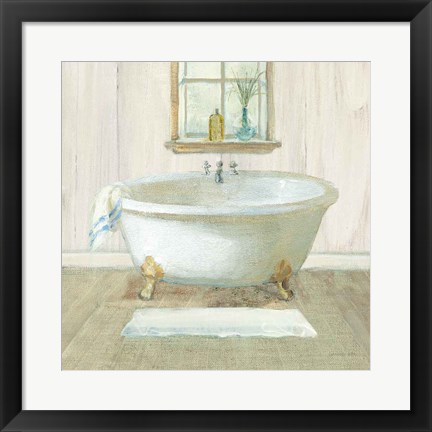 Framed Farmhouse Bathtub Print