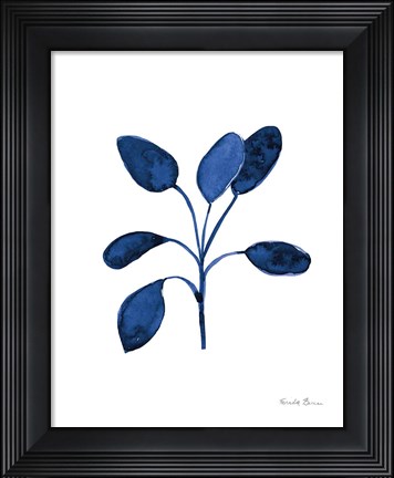 Framed Fresh and Blue VII Print
