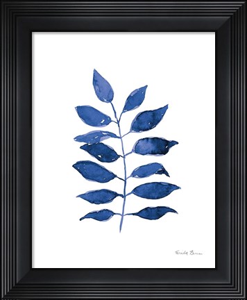 Framed Fresh and Blue IV Print