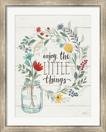 Framed Blooming Thoughts II Wall Hanging Print