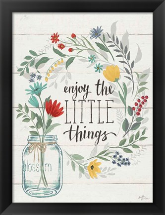 Framed Blooming Thoughts II Wall Hanging Print