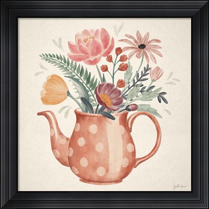 Framed Cottage Botanical IX Print