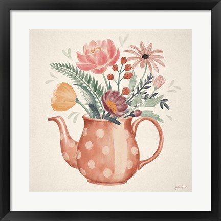 Framed Cottage Botanical IX Print