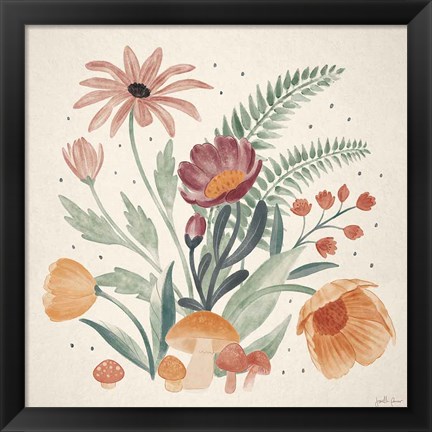 Framed Cottage Botanical III Print