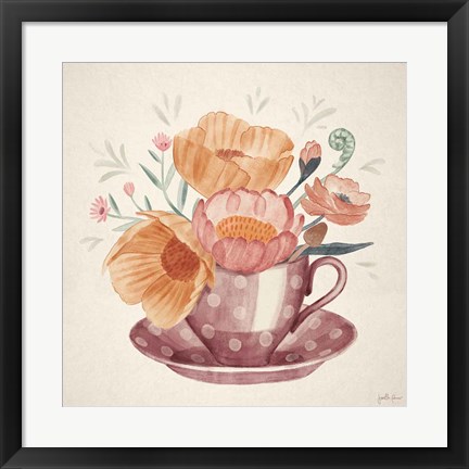 Framed Cottage Botanical VIII Print