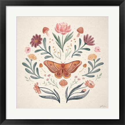 Framed Cottage Botanical VI Print