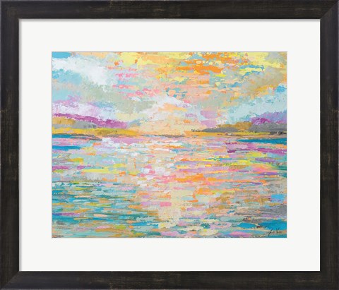 Framed Ocean Sunrise Print