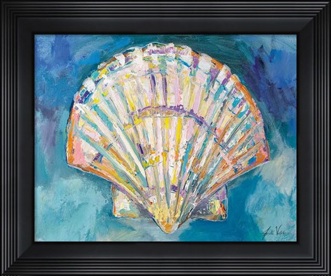 Framed Scallop Shell Print