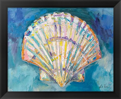 Framed Scallop Shell Print