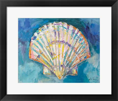 Framed Scallop Shell Print