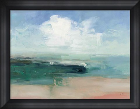 Framed Big Clouds from the Shore Print