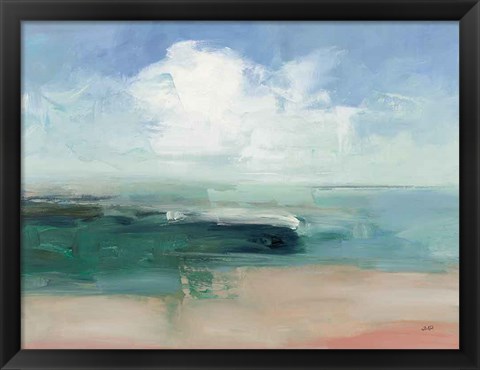 Framed Big Clouds from the Shore Print