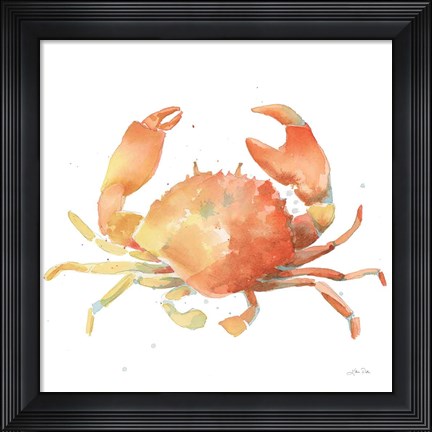 Framed Summertime Crab Print