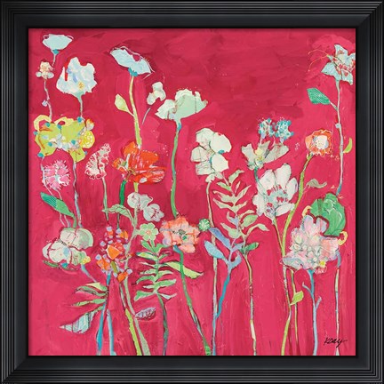 Framed Richness of Flowers Print